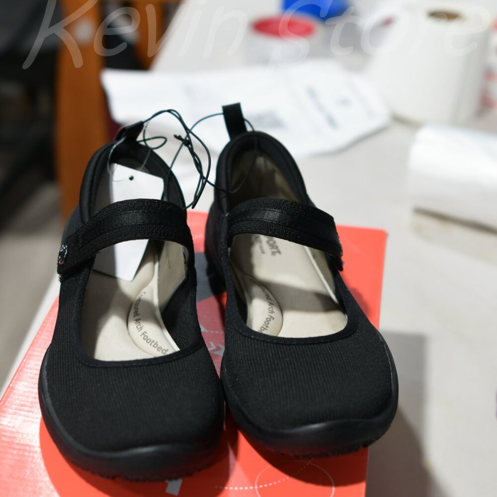 Jsport Women's Mary Jane Shoe   Contoured Arch‎ Memory Foam Insole